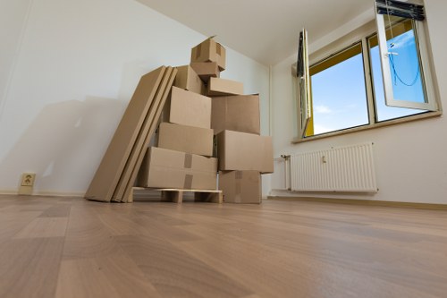 Professional man and van service assisting with a move in Finsbury Park