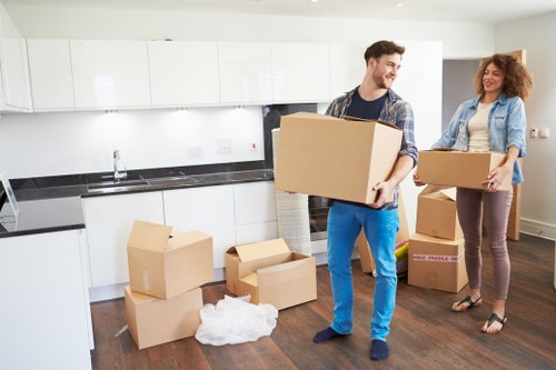 Expert team handling office relocation